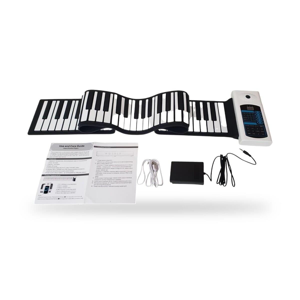 Flexible Portable MIDI Keyboard Roll Up Piano...